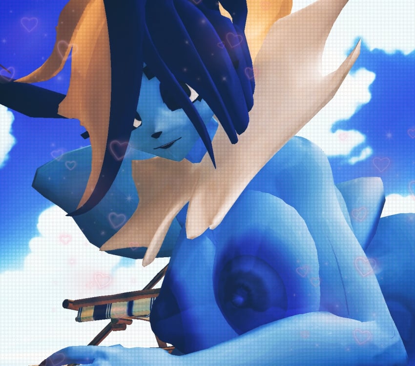 3d 3d_(artwork) beach big_ass big_breasts breasts feet pokemon pokephilia vaporeon water wet wet_body wet_pussy zhipyuwu