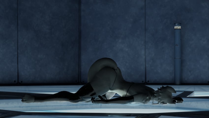 1girls 3d 3d_(artwork) 3d_model anthro blender blender_(artwork) blender_(software) corpse dead death female female_death garrote latex latex_gloves latex_legwear latex_thighhighs licensedquack petruz_(copyright) snuff solo strangled tounge_out wolf