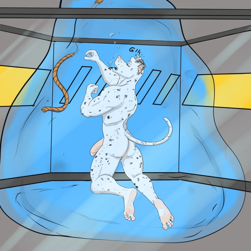 asphyxiation barefoot drown drowned drowning erection feet solo_male submerged tagme underwater wolfsworn