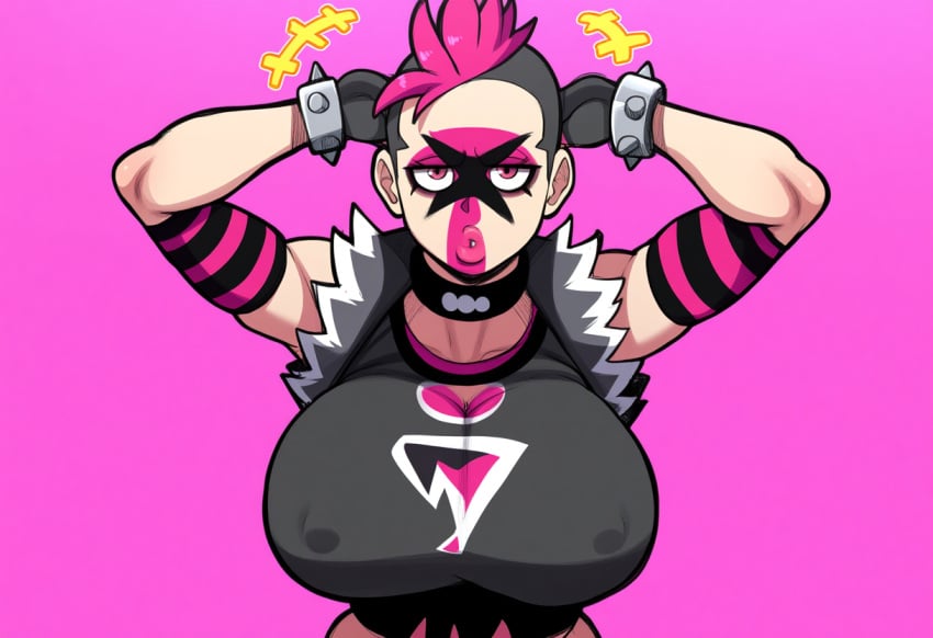 1girls ai_generated big_breasts female game_freak human large_breasts mullon nintendo novelai pokemon pokemon_grunt pokemon_ss solo solo_female solo_focus team_yell team_yell_grunt team_yell_grunt_(female) villain villainess voluptuous