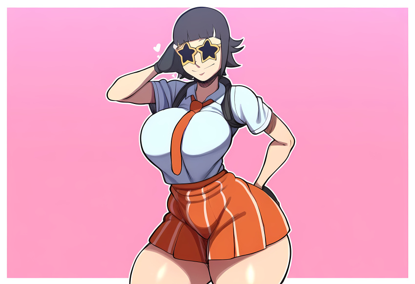 1girls ai_generated big_breasts female game_freak human large_breasts mullon nintendo novelai pokemon pokemon_grunt pokemon_sv solo solo_female solo_focus team_star team_star_grunt villain villainess voluptuous