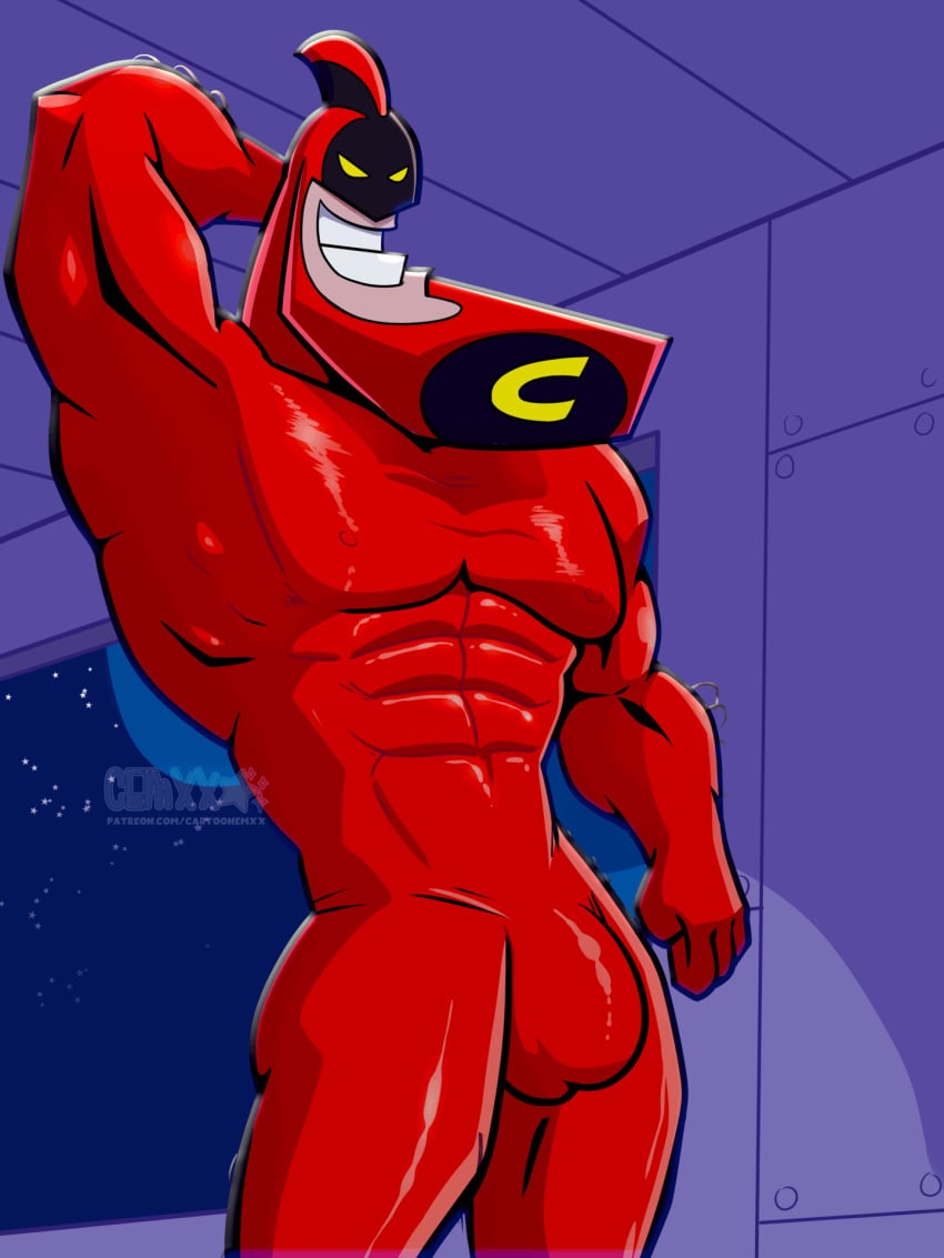 cartoon_emxx crimson_chin gay male_only muscular muscular_male the_fairly_oddparents