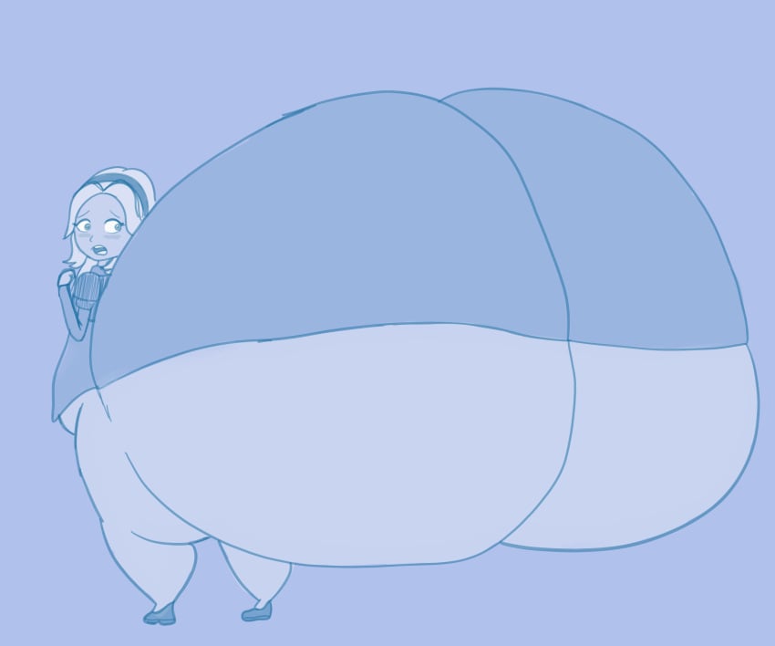 1girls ass ass_bigger_than_body ass_bigger_than_head ass_bigger_than_torso ass_built_separately ass_focus big_ass bubble_butt butlova female_focus gigantic_ass huge_ass hyper hyper_ass hyper_butt maria_robotnik plump_ass round_ass sonic_(series) sonic_adventure_2 underbutt