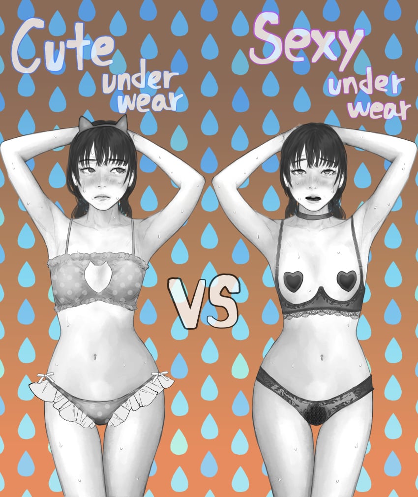 1girls absurd_res armpits arms_behind_head arms_up black_hair black_lingerie black_panties boob_window breasts breasts_out breasts_out_of_bra breasts_out_of_clothes cat_ears cat_lingerie chainsaw_man child_bearing_hips choker covered_nipples embarrassed embarrassed_female exposed_breasts female female_focus female_only hairless_armpits heart heart_pasties hi_res hips hips_wider_than_shoulders lace lace-trimmed_bra lace-trimmed_panties lace_trim lingerie lingerie_bra lingerie_only lingerie_panties mitaka_asa multiple_poses multiple_views panties pasties polka_dot polka_dot_panties presenting sinnypet solo solo_female solo_focus twintails underboob underbust underwear underwear_only
