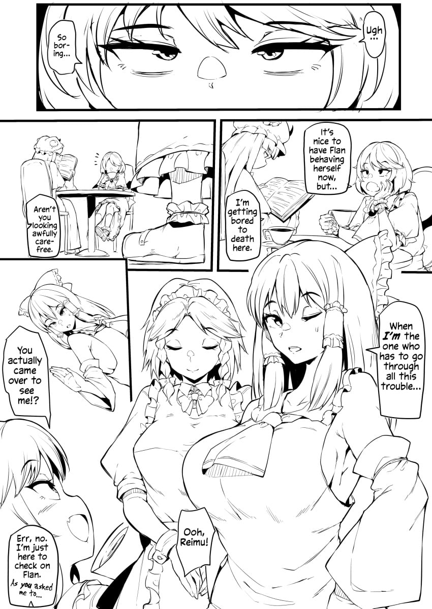 Flandre Scarlet (Touhou) Rule 34 Image