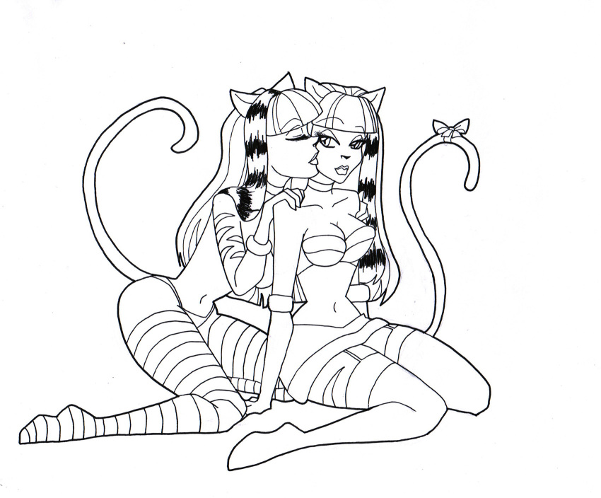 catgirl deviantart female meowlody monster_high purrsephone tagme