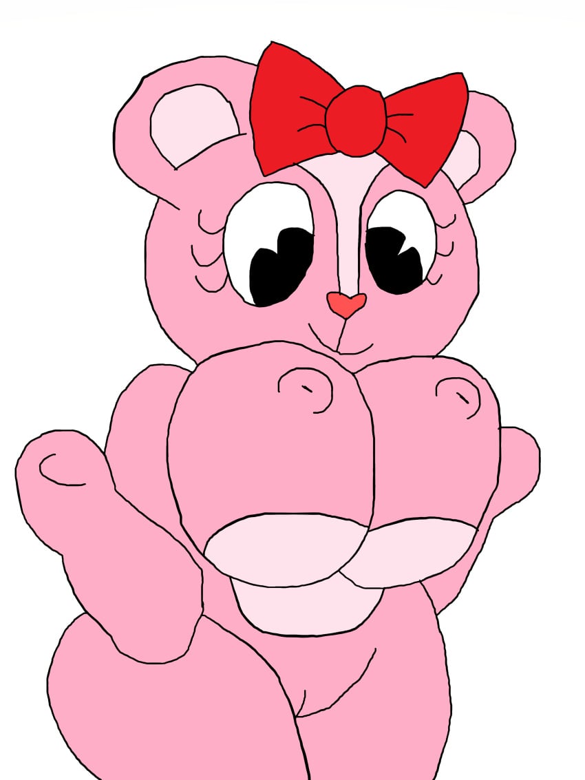 big_breasts breasts breasts_out chipmunk furry furry_breasts furry_female furry_only giggles_(htf) happy_tree_friends hips huge_hips pink_body pink_fur pink_skin pussy pussy_out