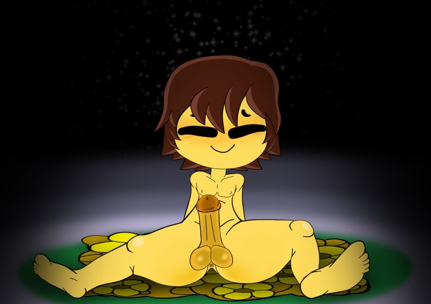 1boy 1femboy alternate_version_available fappencheese frisk frisk_(undertale) nude undertale undertale_(series)