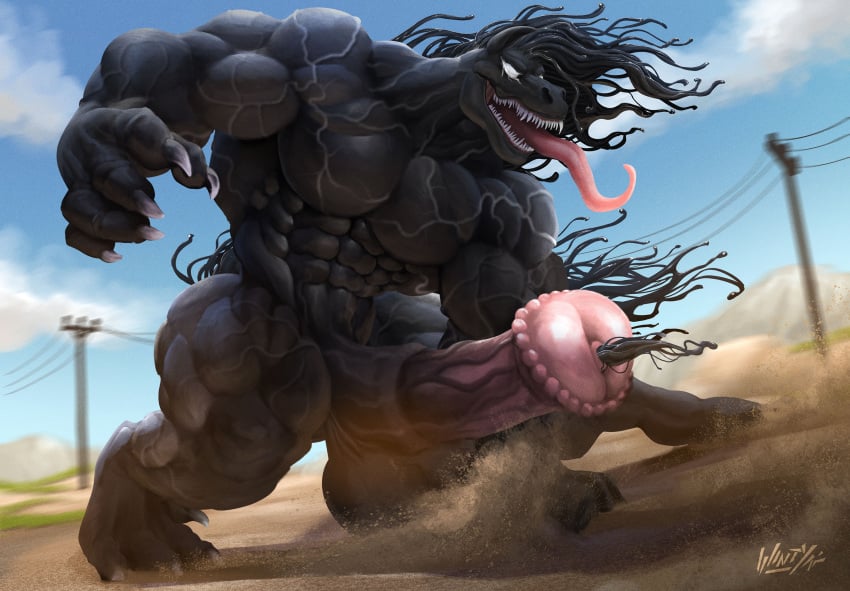 abs alien animal_genitalia animal_penis anthro balls big_balls big_penis equid equine equine_genitalia equine_penis genitals horse horse_venom_(marvel) horsecock huge_balls huge_cock hyper hyper_genitalia hyper_penis long_tongue male male_only mammal marvel marvel_comics muscular muscular_anthro muscular_male muscular_thighs pecs penis solo spider-man_(series) symbiote tentacle tongue vein veiny_muscles veiny_penis venom_(marvel) wintech3112