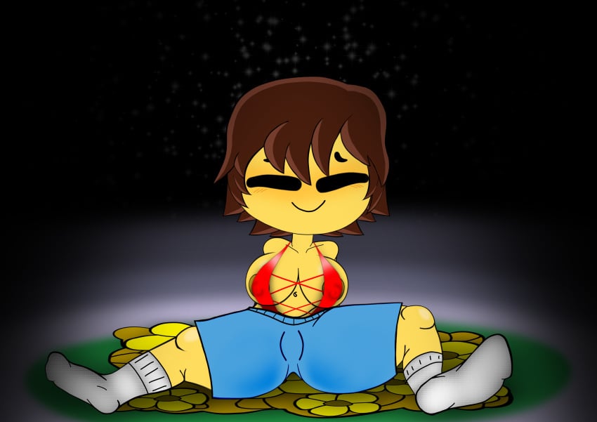 1girls alternate_version_available fappencheese frisk frisk_(undertale) nude undertale undertale_(series)