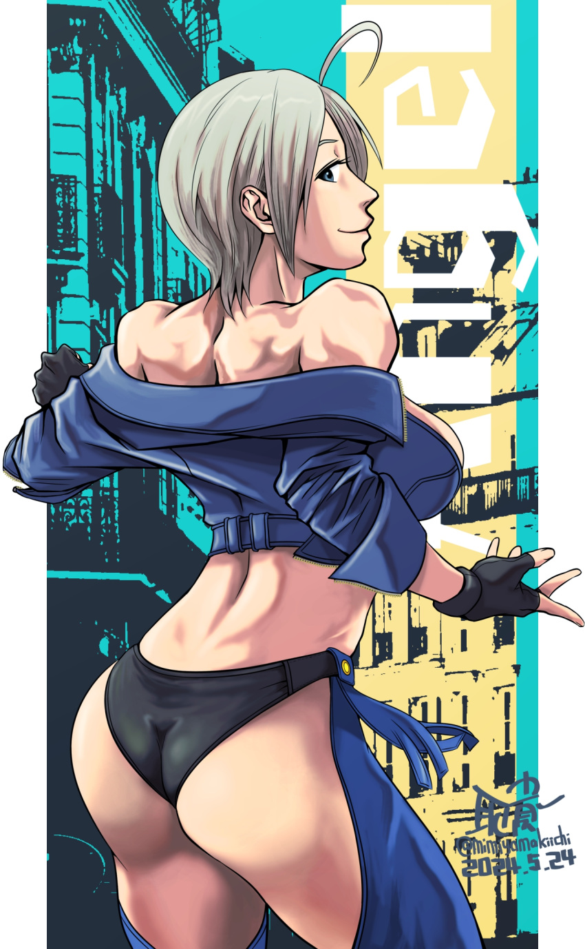 angel_(kof) female female_focus female_only king_of_fighters mimiyama_kiichi pinup pinup_pose snk tagme