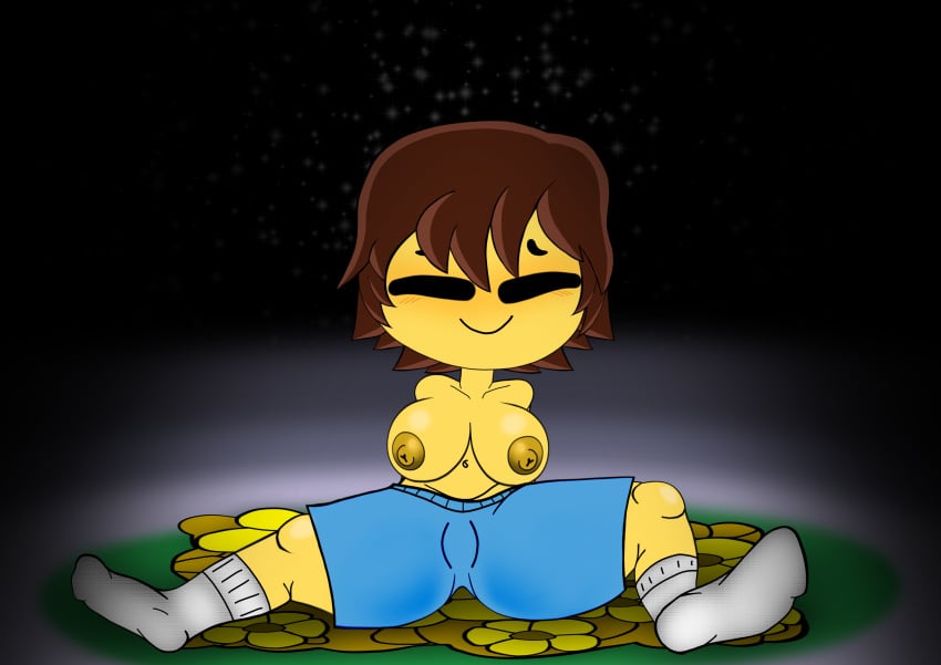 1girls alternate_version_available clothing fappencheese frisk frisk_(undertale) undertale undertale_(series)