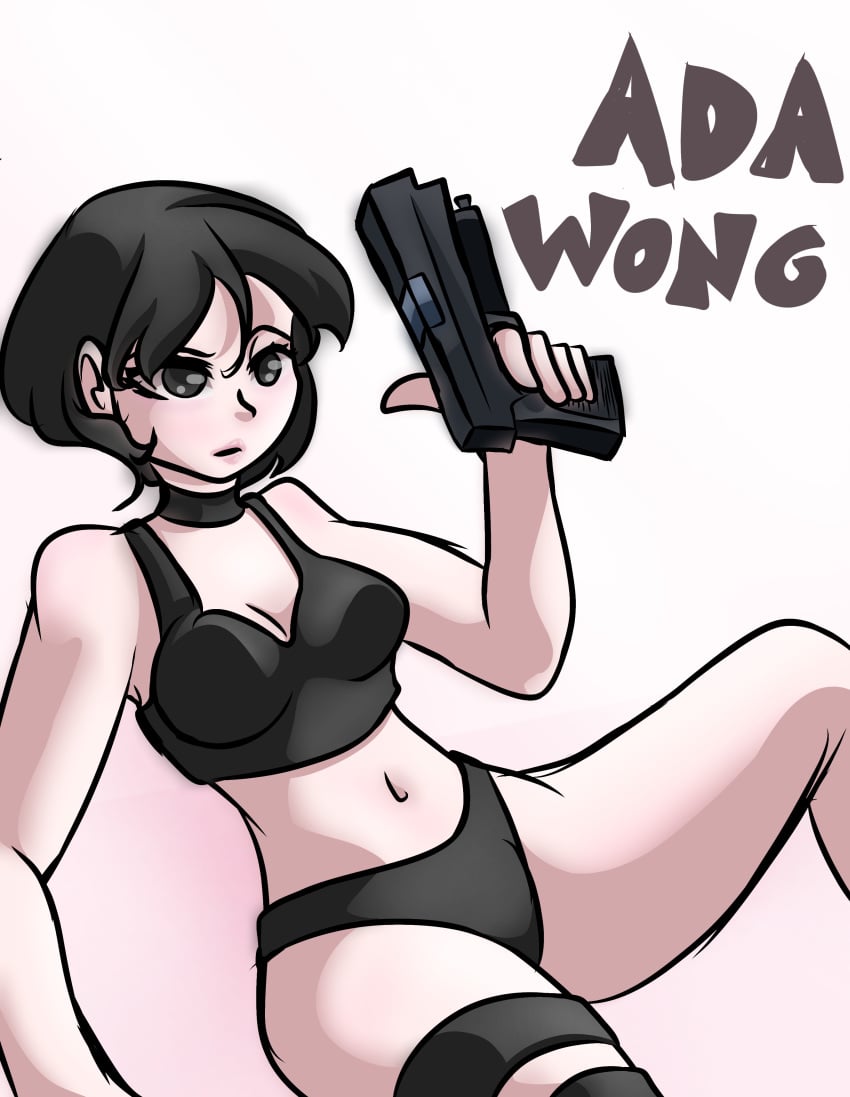 ada_wong last_u17 panties resident_evil resident_evil_4 underwear weapon