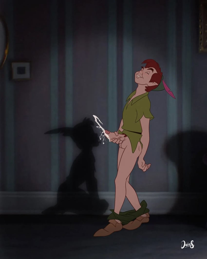 disney gay male peter_pan peter_pan_(character) peter_pan_(disney) solo solo_male yaoi