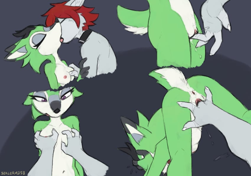 2025 anthro anthro_on_anthro anthro_penetrated anthro_penetrating anthro_penetrating_anthro anus archie_comics areola ass biped bodily_fluids breasts canid canine canis closed_eyes clove_the_pronghorn countershade_torso countershading digital_media_(artwork) duo female female_penetrated finger_fuck fingering fur genital_fluids genitals green_body green_fur grey_body grey_fur groping groping_breasts hand_on_breast hi_res horn kissing lewin_(sealer4258) male male/female male_penetrating male_penetrating_female mammal navel nipples nude nude_anthro nude_female nude_male penetration pronghorn purple_eyes pussy sealer4258 sega sex side_view simple_background small_breasts sonic_(series) sonic_the_hedgehog_(archie) sonic_the_hedgehog_(comics) sonic_the_hedgehog_(series) vaginal_fluids vaginal_penetration wolf
