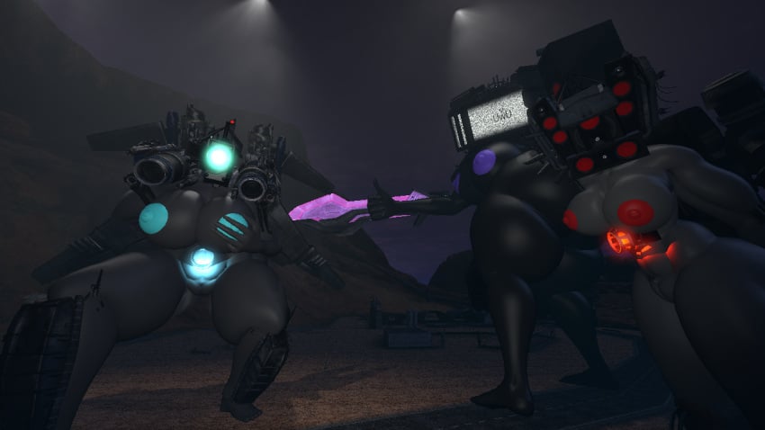 3girls areola big_ass big_breasts feet female hinibba_(artist) holding_breast looking_at_viewer night nude nude_female sfm skibidi_toilet source_filmmaker sword thicc thicc_thighs thumbs_up titan_camerawoman_(skibidi_toilet) titan_speakerwoman_(skibidi_toilet) titan_tv_woman_(skibidi_toilet) trio trio_female uwu weaponry