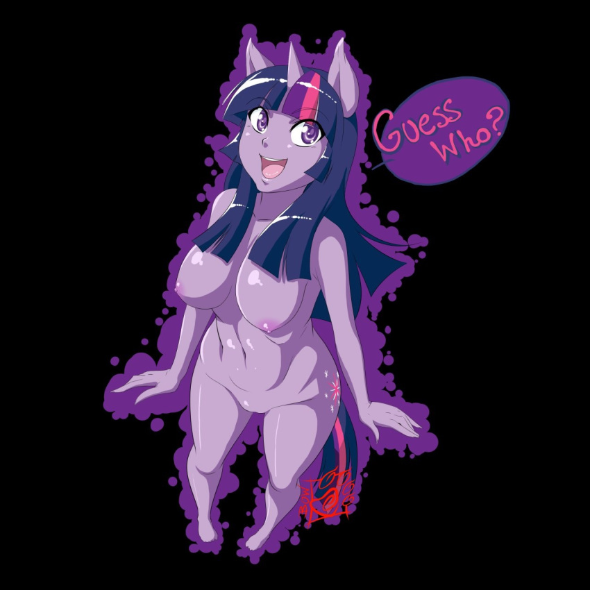 anthro breasts equine female friendship_is_magic horse mrbowater my_little_pony pony straight_hair twilight_sparkle_(mlp)