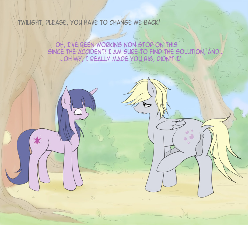 derpy_hooves equine female friendship_is_magic horse my_little_pony pony straight_hair tagme twilight_sparkle_(mlp) v-invidia