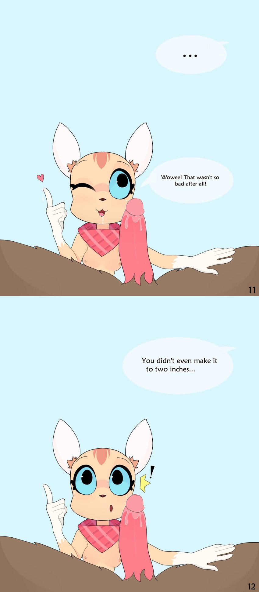 absurd_res after_fellatio after_oral after_sex age_difference anthro anthro_on_anthro anthro_pov big_breasts big_eyes big_penis biped black_eyebrows black_eyes black_text blue_background blue_sclera bodily_fluids breasts brown_nose brown_tuft brutus_(pixie_and_brutus) canid canine canis clothed clothing comic dialogue digital_drawing_(artwork) digital_media_(artwork) domestic_cat domestic_dog drooling duo ellipsis emanata english_text erection exclamation_point eyebrows eyelashes facial_markings felid feline felis female first_person_view flash_emanata fur fur_tuft genitals german_shepherd glans glistening glistening_eyes glistening_face glistening_genitalia glistening_nose glistening_penis gloves_(marking) hand_on_another's_leg hand_on_another's_thigh hand_on_leg hand_on_thigh head_markings heart_symbol herding_dog hi_res humanoid_genitalia humanoid_penis inner_ear_fluff interspecies iris kerchief larger_male leg_tuft light_body light_fur looking_at_viewer male male/female male_pov mammal markings mature_anthro mature_male monotone_genitals monotone_penis multicolored_body multicolored_fur multicolored_kerchief multicolored_neckerchief neckerchief neckwear nipples nude_anthro nude_male ohiekhe older_male one_eye_closed open_mouth open_smile orange_stripes page_number pastoral_dog pattern_kerchief pattern_neckerchief penis pink_glans pink_heart pink_nipples pink_penis pink_tongue pixie_(pixie_and_brutus) pixie_and_brutus pointy_ears prick_ears puffy_nipples raised_finger saliva saliva_on_penis side_mouth simple_background size_difference smaller_female smile smiling_at_viewer speech_bubble spread_legs spreading striped_body striped_face striped_fur striped_kerchief striped_neckerchief stripes talking_to_another talking_to_partner talking_to_viewer tan_body tan_breasts tan_fur tan_inner_ear_fluff text thin_eyebrows tongue topless topless_anthro topless_female tuft white_body white_ears white_fur white_markings white_speech_bubble wide_eyed wink winking_at_viewer younger_female