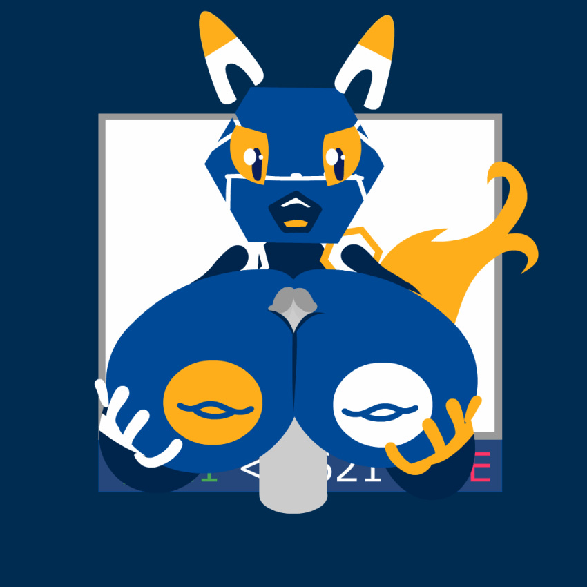 1:1 adobe_animate_(artwork) animated anthro areola big_breasts blue_body breast_play breasts breath digital_media_(artwork) duo e621 esix female fire flaming_tail genitals holding_breast iloveslutyshortstax male male/female mascot nipples open_mouth penis sex short_playtime tail titjob