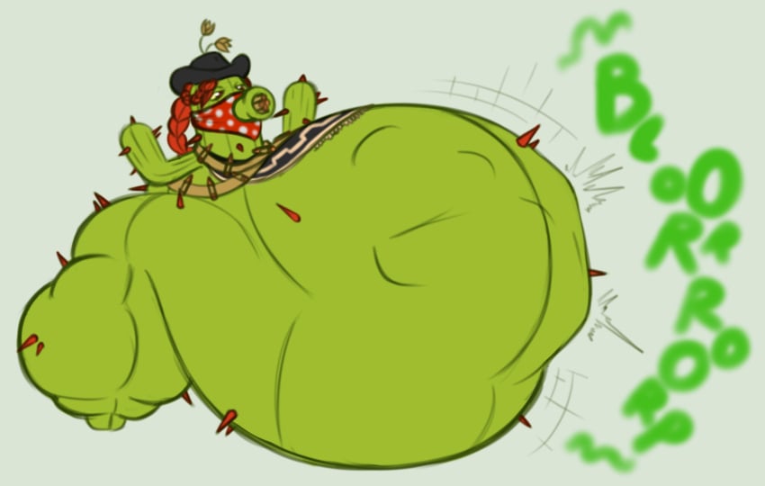 1girls anthro anthrofied ass belly belly_bulge breasts cactus_(pvz) digestion fat female female_pred flora_fauna icecreamsprink3 plant plant_girl plant_humanoid plantie plants_vs._zombies plants_vs_zombies popcap_games pred pussy vore vore_belly