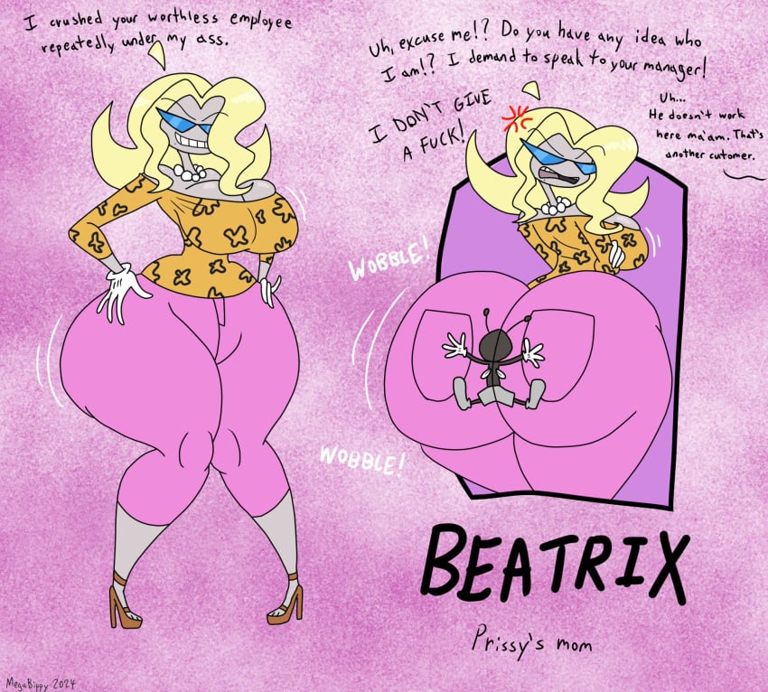 1boy 1girls beatrix_(megabippy) big_ass big_breasts big_thighs bigger_female breasts bubble_butt bust busty buttcrush_aftermath chest curvaceous curvy curvy_figure dat_ass digital_media_(artwork) ed_(megabippy) enormous_ass fat_ass female female_focus gigantic_ass height_difference hips hourglass_figure huge_ass huge_breasts huge_thighs hyper_ass large_ass large_breasts large_thighs larger_female legs light-skinned_female light_skin male male/female massive_ass mature mature_female megabippy original original_character original_characters round_ass short_male shorter_male size_difference slim_waist smaller_male straight stuck_to_butt taller_girl thick thick_hips thick_legs thick_thighs thighs voluptuous waist wide_hips wide_thighs wondertaco