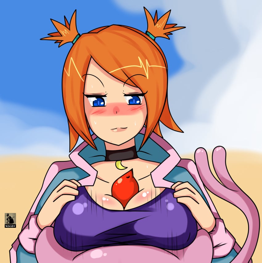 1girls blue_eyes espeon female female_only feral genius_sonority nintendo nipples niviox nude nude_female pokémon_(species) pokemon pokemon_(species) pokemon_colosseum pokephilia red_hair rui_(pokemon) tagme zoophilia