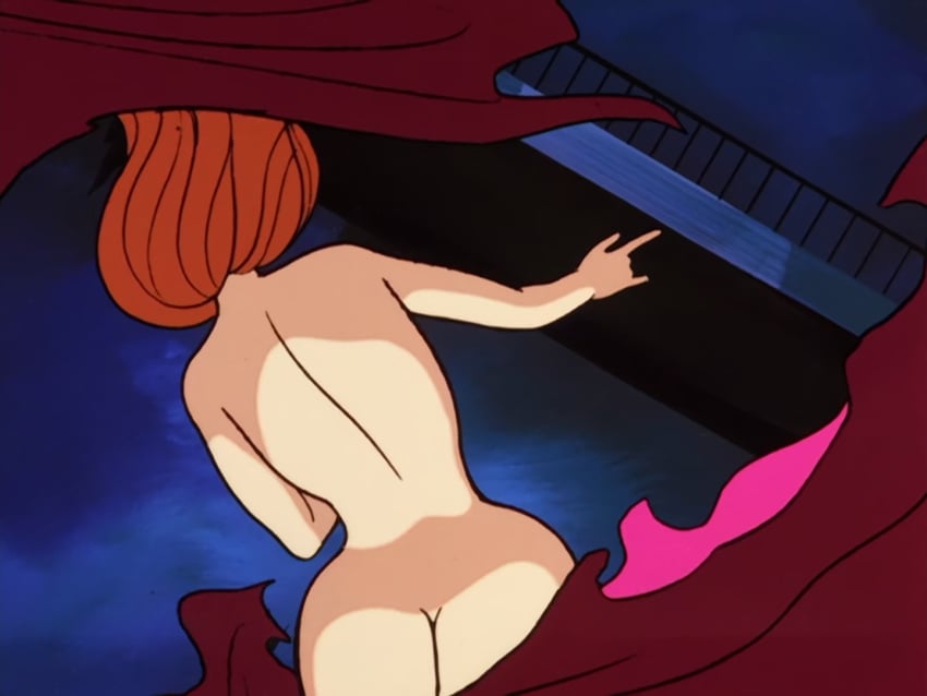 1girls ass female lupin_iii mine_fujiko nude official_art screencap tagme torn_clothes