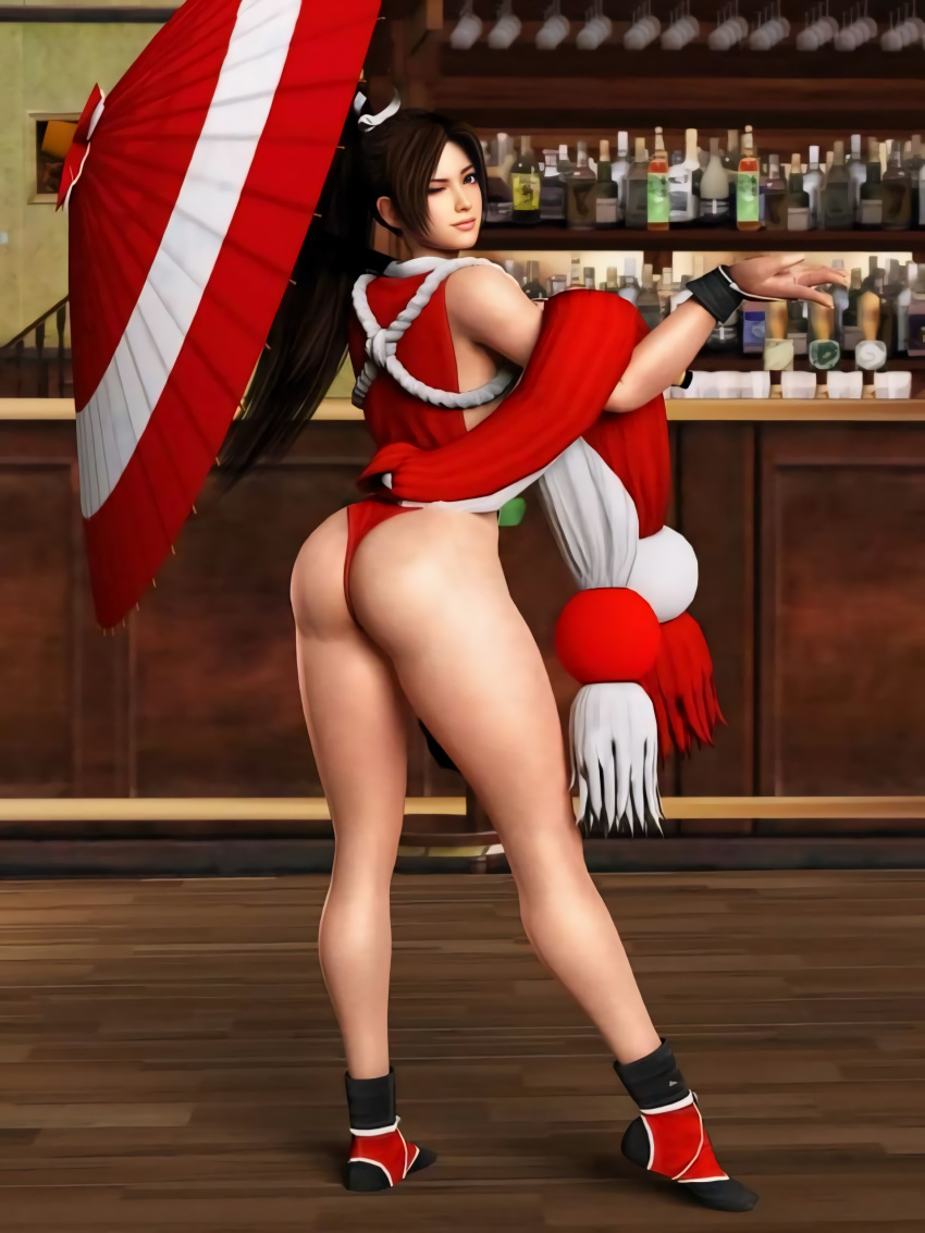 1girls 3d 3d_(artwork) 3d_model artist_request ass ass_focus background bar_background blinking butt_focus closed_eye closed_mouth clothed clothing dead_or_alive eye_closed eye_open fatal_fury female female_only female_pervert girl_only king_of_fighters kof legs looking_at_viewer looking_back looking_back_at_viewer mai_shiranui mature_female mouth_closed muse naughty naughty_face naughty_smile ninja ninja_girl only_female only_girl open_eyes panties pose posing_for_the_viewer red_clothes red_clothing red_panties red_socks red_umbrella remastered semi_nude smile smile_at_viewer smiling snk socks the_king_of_fighters thick_ass thick_legs thick_thighs thighs umbrella upscaled