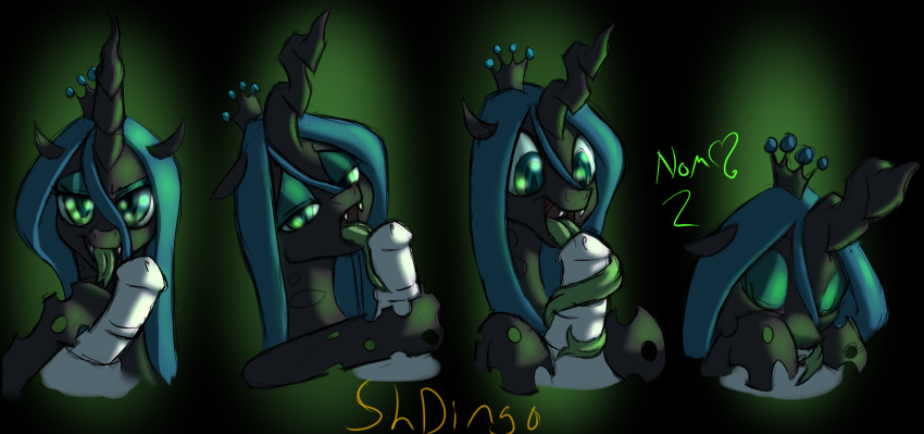 friendship_is_magic my_little_pony oral_sex queen_chrysalis queen_chrysalis_(mlp) shdingo smooth_skin tagme