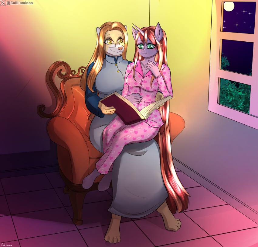 adult anthro bear brony caliluminos girl mother pony story