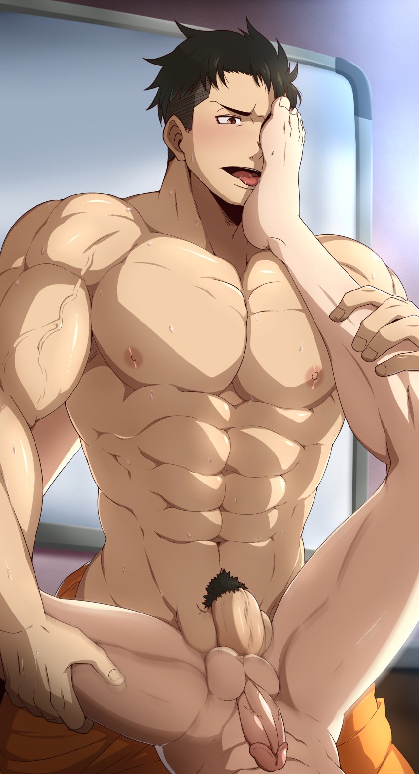 akitaru_oubi en'en_no_shouboutai enen_no_shouboutai fire_force gay gay_sex kuroshinki male/male male_only male_penetrating_male obi_akitaru tagme