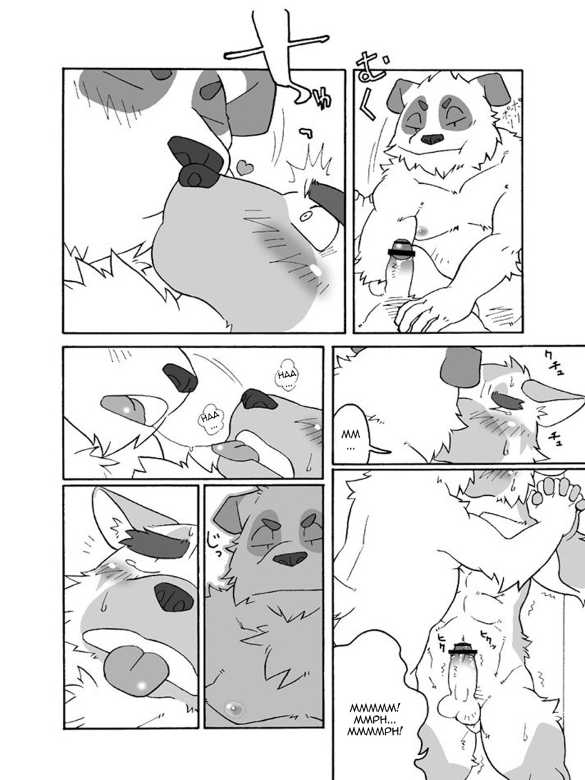 bigger_version_at_the_source canine censored comic furry gay male male_only no_humans paws ryuta-h sex yaoi