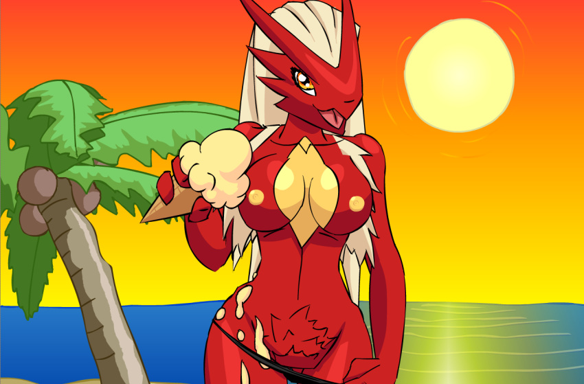 blaziken breasts pokemon pokemon_(species) pokemon_snap_xxx uncensored