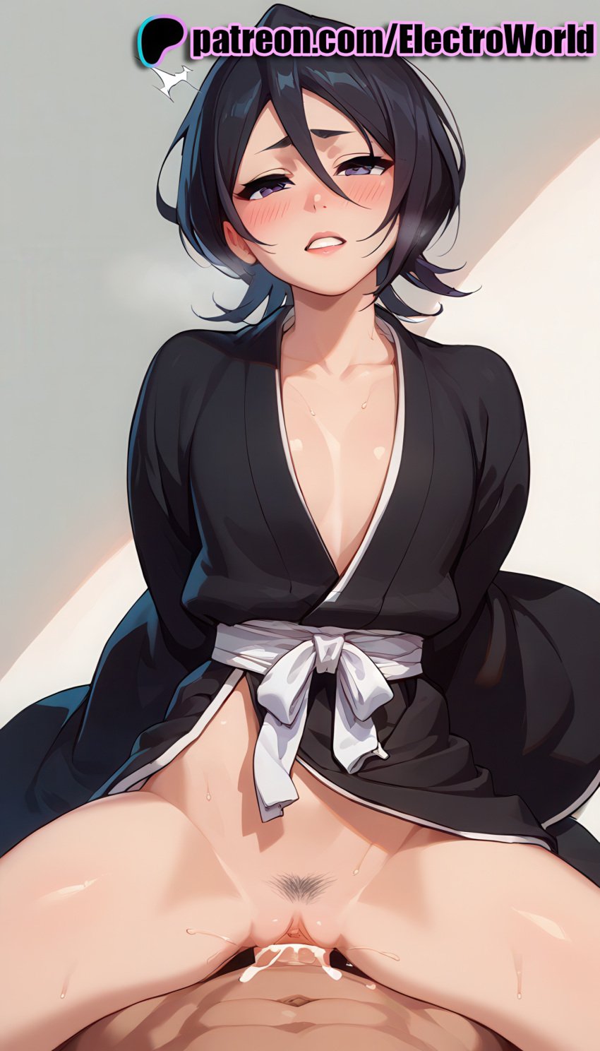 1boy 1girls abs ahe_gao ahe_gao ai_generated bare_shoulders bleach bleach:_the_thousand-year_blood_war blush breasts breasts cowgirl_position cum cum_in_pussy cum_inside electroworld female female_focus heart heavy_breathing kuchiki_rukia male male/female nude nude_female open_mouth penetration penis perfect_body pussy pussy_juice rolling_eyes semen sex solo_focus sperm vagina vaginal_penetration vaginal_sex