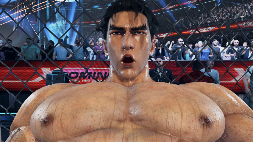 face_closeup jin_kazama male_only no_visible_genitalia tagme tekken