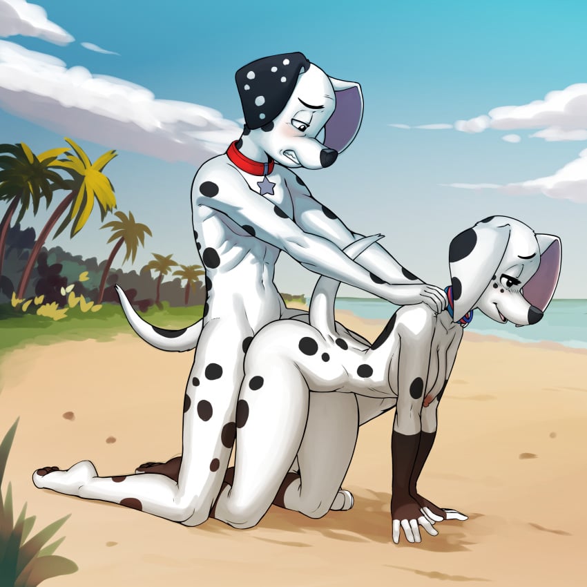 101_dalmatian_street 101_dalmatians 1:1 5_fingers anthro anthro_on_anthro anthro_penetrated anthro_penetrating anthro_penetrating_anthro beach biped blush breasts canid canine canis cloud collar collar_only dalmatian diacordst disney dolly_(101_dalmatians) domestic_dog duo dylan_(101_dalmatians) eyebrows female female_penetrated fingers floppy_ears hi_res intraspecies male male/female male_penetrating male_penetrating_female mammal nude penetration plant pseudo_incest_(lore) sex stepbrother_(lore) stepsibling_(lore) stepsister_(lore) tail tree