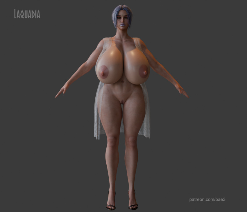 1girls 3d 3d_(artwork) 3d_model 5_toes areolae bae3 big_ass big_breasts big_lips big_mouth big_nipples bindi blender bob_cut breasts breasts_bigger_than_head clavicle digital_art female forehead_jewel forehead_mark front_heavy_breasts front_view full_body full_lips functionally_nude grey_background heels high_heels huge_breasts huge_nipples human landing_strip laquadia_(legend_of_queen_opala) large_breasts legend_of_queen_opala light-skinned_female light_purple_hair light_skin lips lipstick massive_breasts mature mature_female mostly_nude nipples patreon_url patreon_username plump_lips png profile puffy_nipples purple_hair purple_lips purple_lipstick shaped_pubic_hair solid_color_background solo solo_female t-pose t_pose thick_lips thick_nipples thighs url voluptuous voluptuous_female watermark wide_hips