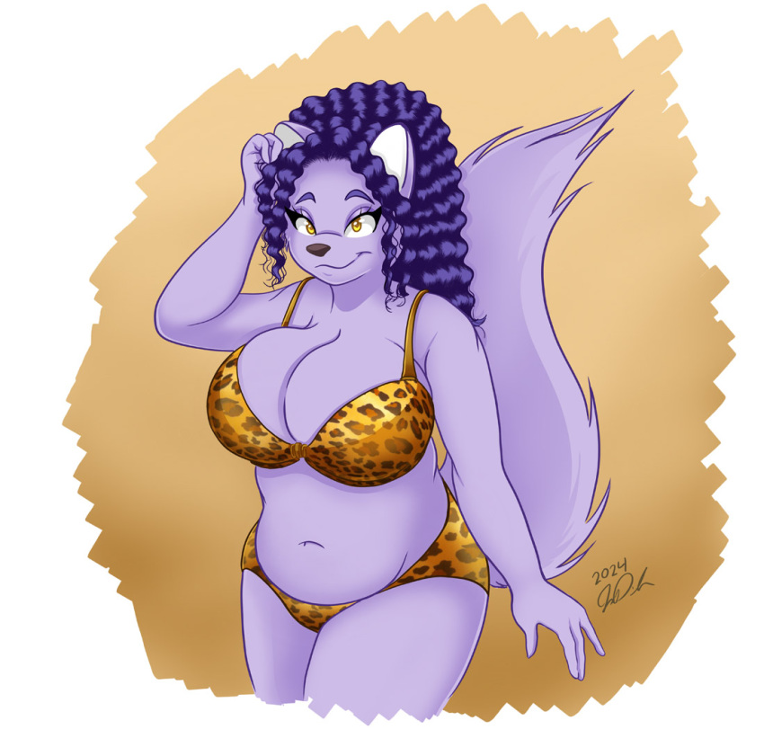 1girls amber_eyes animal_humanoid anthro anthro_female big_breasts breasts bust busty chest chubby cleavage curvaceous curvy curvy_figure digital_media_(artwork) eyebrows eyelashes eyes feline female fur furry furry_breasts furry_ears furry_female furry_tail hair jonathan_ponikvar legs lips peter_and_company peter_and_whitney purple-skinned_female purple_body purple_fur purple_hair purple_skin round_breasts thick thick_legs thick_thighs thighs top_heavy voluptuous voluptuous_female whitney_ponikvar wide_hips