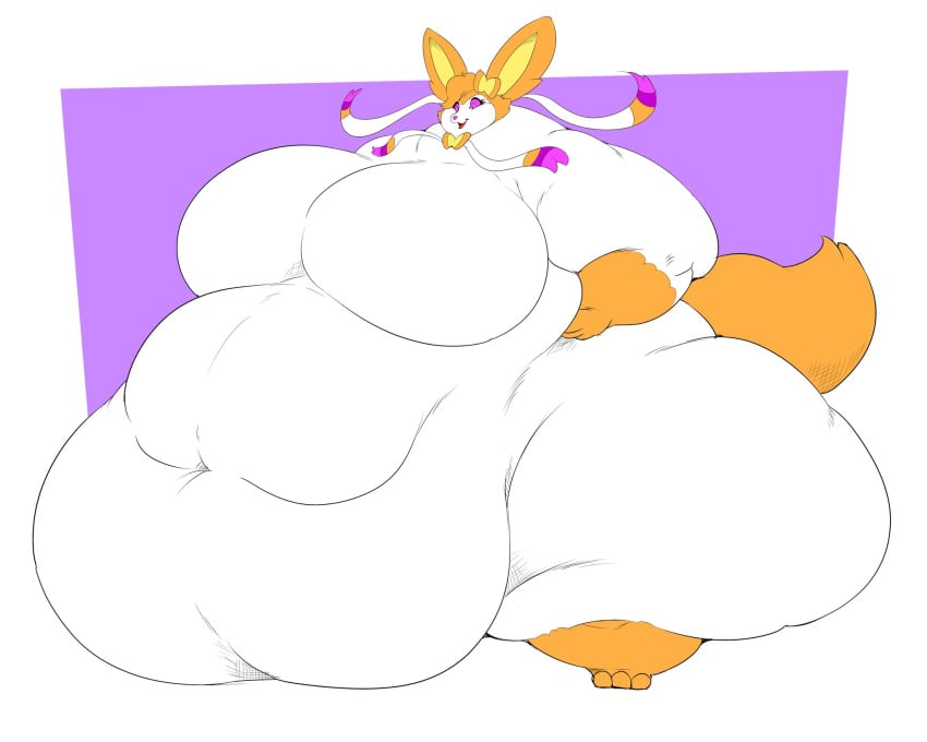 big_breasts breasts funkyfatz huge_breasts morbidly_obese saintdraconis sylveon