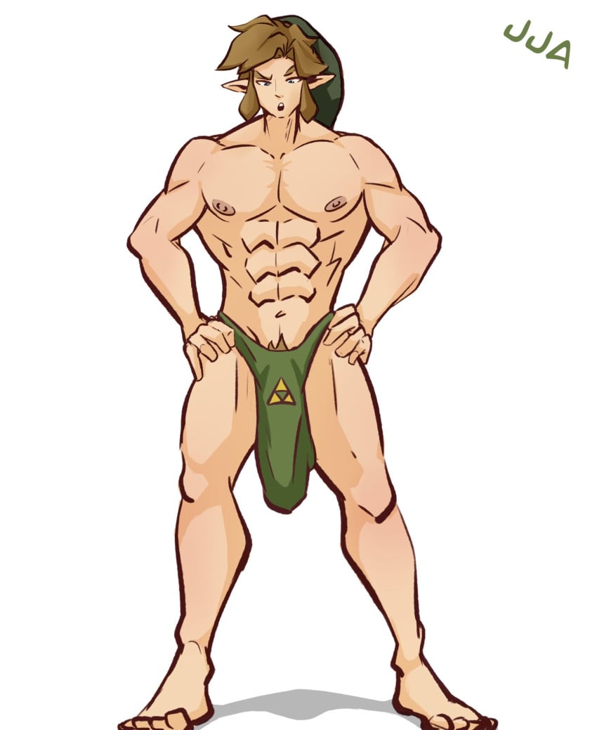 jja_nap link link_(skyward_sword) loincloth male male_only muscular_male skyward_sword solo_male the_legend_of_zelda the_legend_of_zelda:_skyward_sword