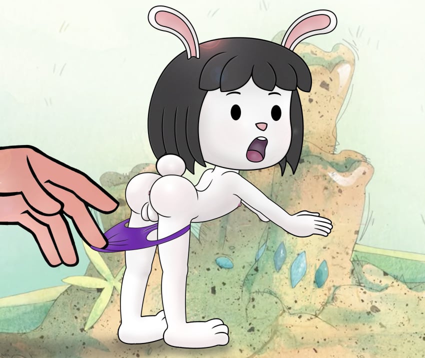 elinor_rabbit elinor_wonders_why female female_only flat_chest furry helix naked_female pussy rabbit showing_pussy young