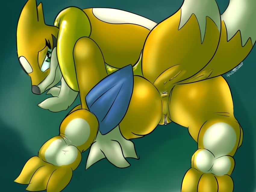 feet floatzel furry hindpaws pokemon presenting pussy