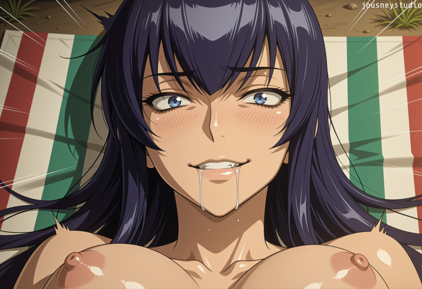 Biting Own Lip Rule 34 Image