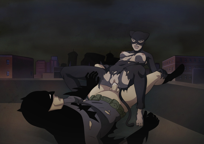 batman batman:_year_one batman_(series) catwoman catwoman_(year_one) creampie creampied cum cum_in_pussy cumming darkeluncut dc dc_comics dcuaom naked nsfw