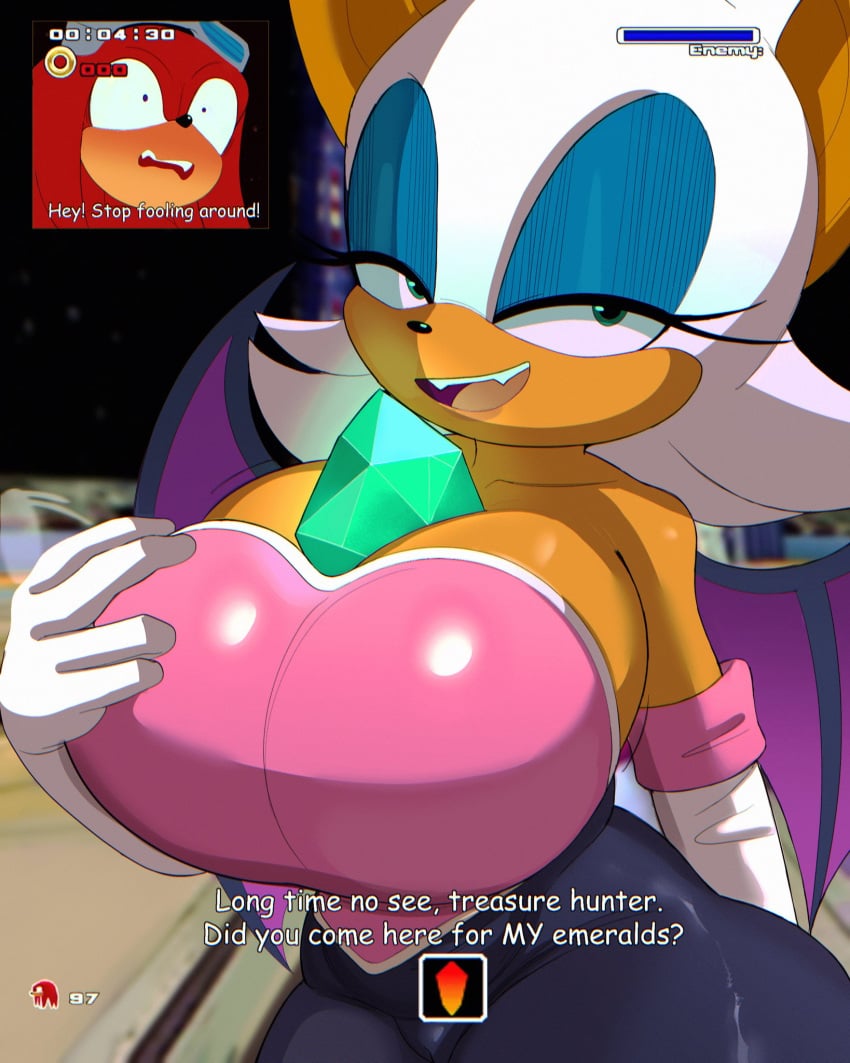 a_name_for_me big_breasts big_butt hereapathy knuckles_the_echidna mommy rouge_the_bat solo_female sonic_(series) sonic_adventure sonic_adventure_2 sonic_the_hedgehog_(series) tagme tagme_(artist)