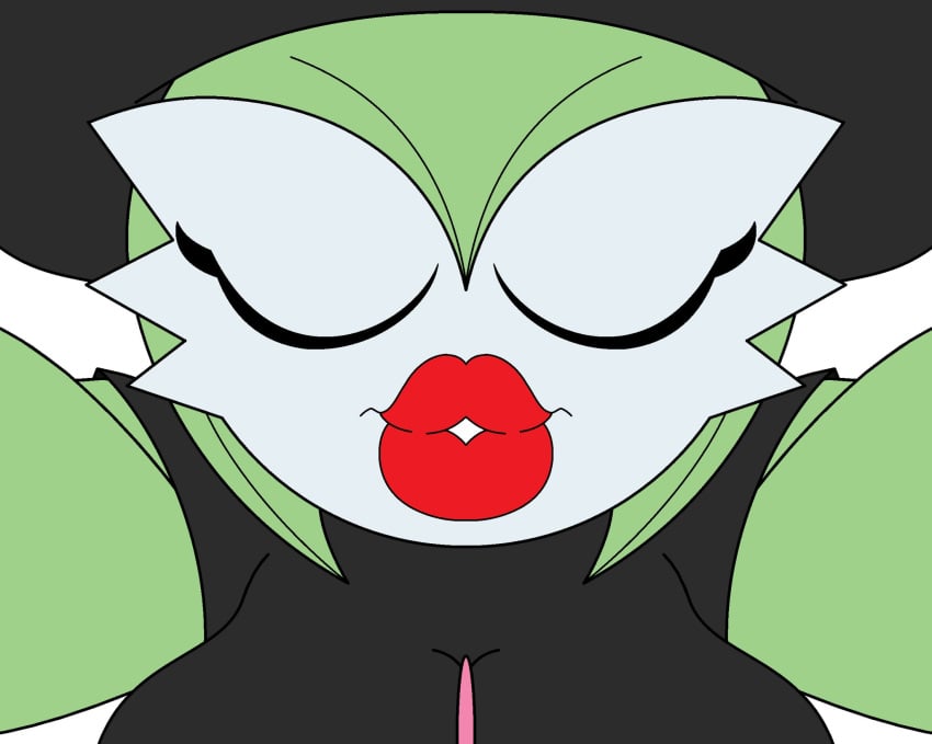 big_breasts breasts female gardevoir mike437 mukey1979 nintendo pokemon pokemon_(species) pov_kiss tagme vanessa_(zer0264)