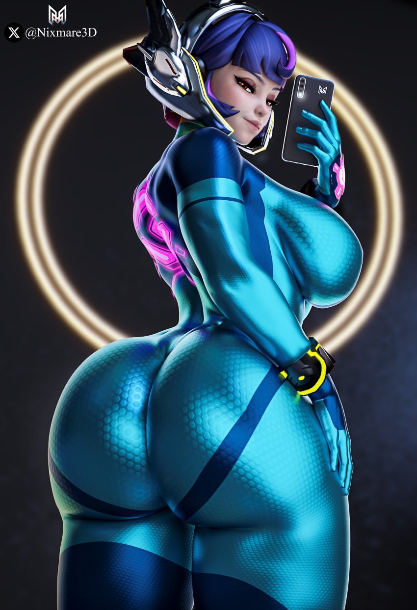 1girls 3d 3d_(artwork) ass ass_focus big_ass big_breasts big_butt bodysuit breasts cosplay curvaceous curves curvy curvy_body curvy_female curvy_figure hips hourglass_figure juno_(overwatch) large_ass large_breasts large_butt looking_at_viewer metroid nixmare_(artist) overwatch overwatch_2 phone purple_hair samus_aran_(cosplay) selfie solo thick thick_ass thick_hips thick_legs thick_lips thick_thighs thighs tight_clothes tight_clothing voluptuous voluptuous_female zero_suit zero_suit_samus_(cosplay)