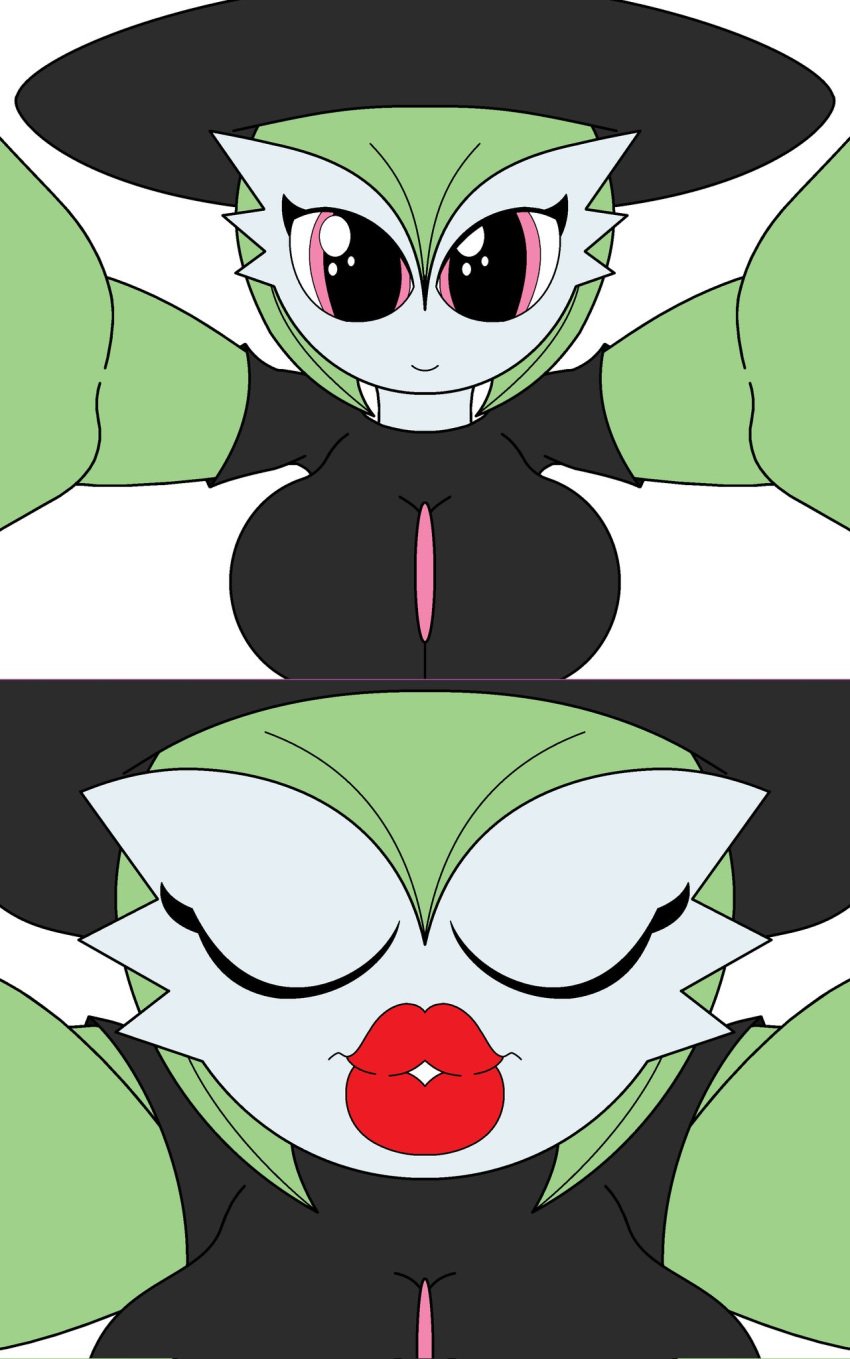 big_breasts breasts female gardevoir kissing mike437 mukey1979 nintendo pokemon pokemon_(species) pov_kiss tagme vanessa_(zer0264)