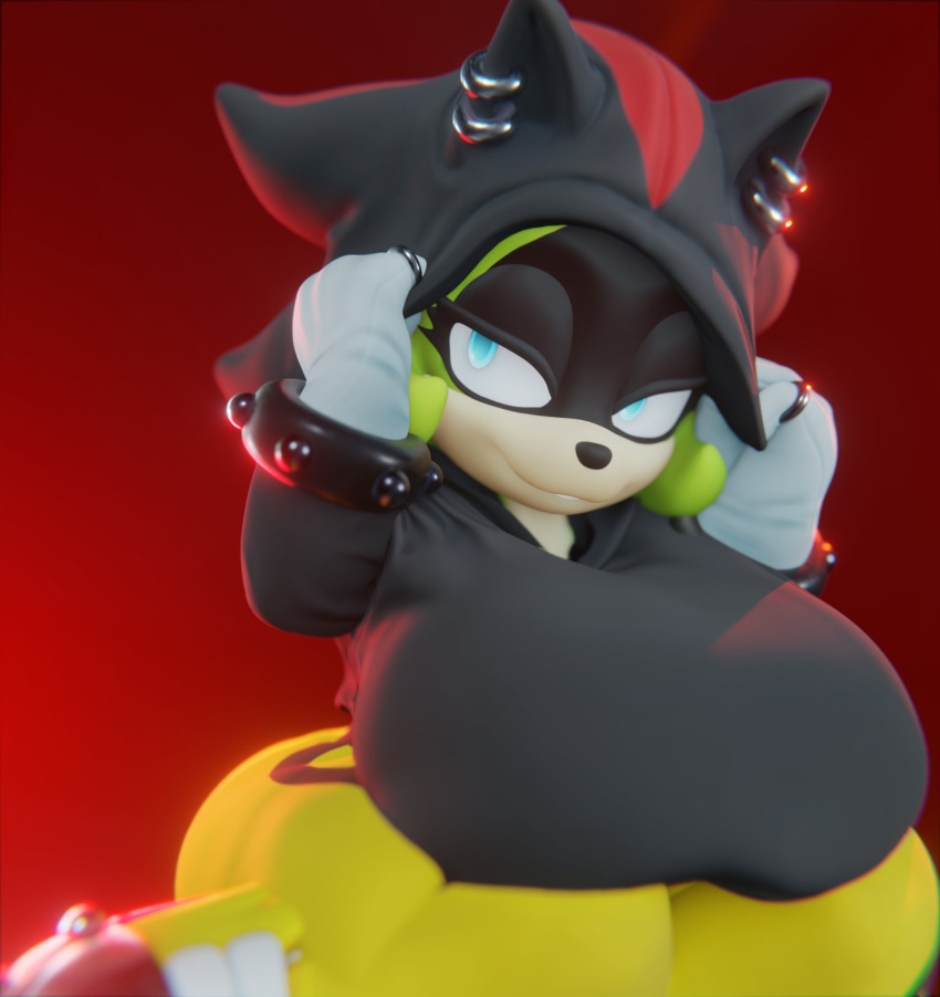 big_breasts breasts chunkerbuns female furry huge_breasts sega sonic_(series) surge_the_tenrec tagme thick_thighs wide_hips